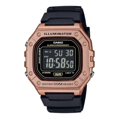 Abbildung von Casio Unisex Digitaluhr Rose goldcoloured, Größe: One Size, gold coloured