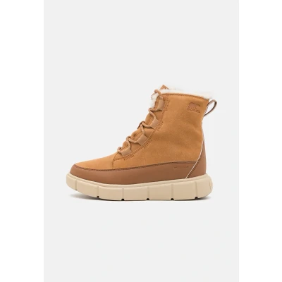 Abbildung von Sorel Youth Explorer III LACE WP Unisex Snowboot/Winterstiefel für Kinder, Größe: 34, Tawny buff/bleached ceramic Schuhe
