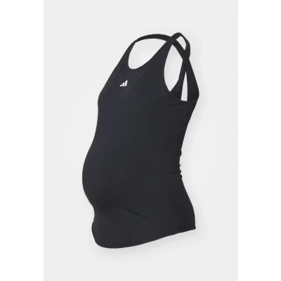 Abbildung von adidas Damen AEROREADY Train Essentials Slim Fit Tank Top (Maternity), Black/White, XS