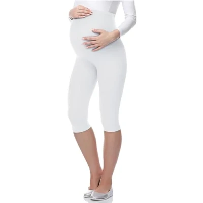 Abbildung von BE Mammy 3/4 Umstandsleggings aus Viskose 03 (Weiß, XXL)