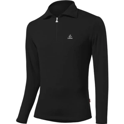 Abbildung von Löffler Herren Pulli Transtex Zip Rolli Basic Cf, schwarz, 58