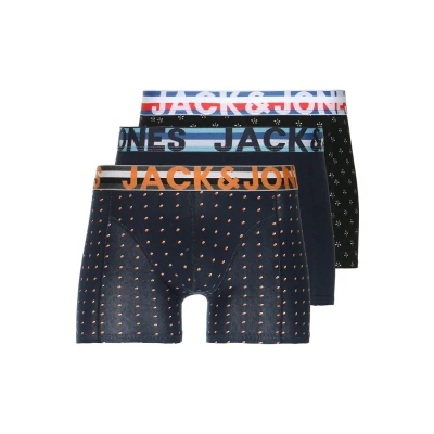 Abbildung von Jack &amp; Jones Jacwaistband Trunks 3 PACK Panties, Herren, Größe: XL, Black