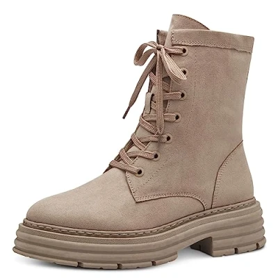Abbildung von Marco Tozzi Schnürstiefelette, Damen, Größe: 38, Smoke Schuhe