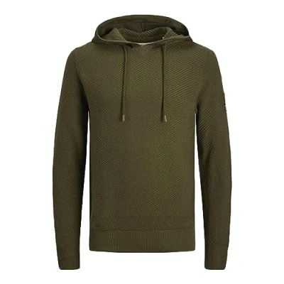 Abbildung von Jack &amp; Jones Classic Strickpullover, Herren, Größe: Small, Olive night