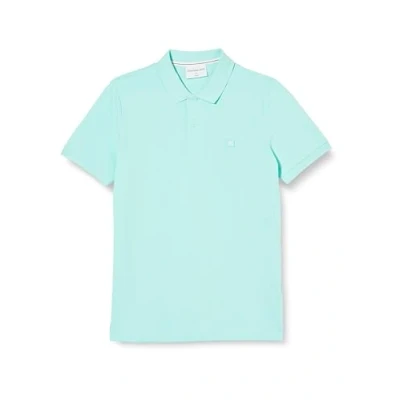 Abbildung von Calvin Klein Jeans Badge Poloshirt, Herren, Größe: XXL, Blue tint