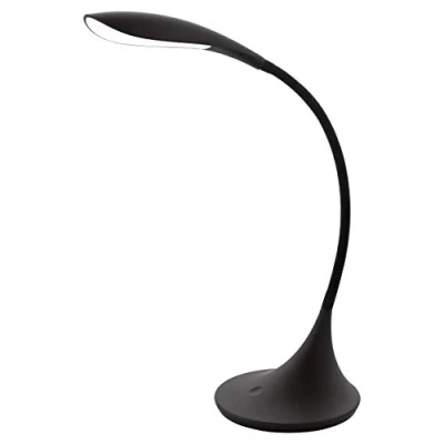 Abbildung von EGLO LED Tischlampe Dambera, 1 flammige Tischleuchte mit Touch, dimmbar, Schreibtischlampe, Minimalismus aus hochwertigem Kunststoff, Bürolampe in Schwarz