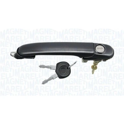 Abbildung von MAGNETI MARELLI 350105027800 Türgriff vorne mit Schließzylinder schwarz unbeschichtet VOLKSWAGEN: Polo III Hatchback