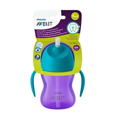 Abbildung von Philips AVENT SCF796/02 Strohhalmbecher, Silikon, violett