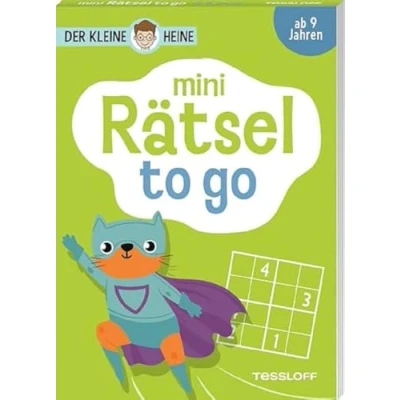 Abbildung von der kleine Heine. Mini Rätsel to go. Ab 9 Jahren Mit Lösungen auf Rückseite Im praktischen Pocket Format: 40 bunte für unterwegs