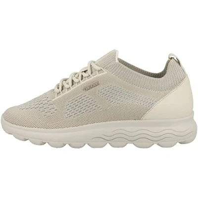 Abbildung von Geox Damen D SPHERICA Sneaker, Off White, 37 EU