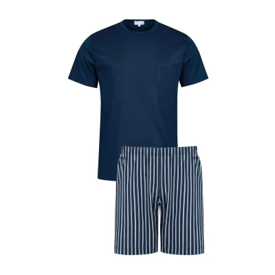 Abbildung von mey KURZ Pyjama, Herren, Größe: Large, Neptune