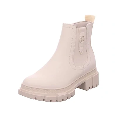 Abbildung von s.Oliver Damen Chelsea Boots aus Kunstleder Plateau Vegan Beige (Cream), 40