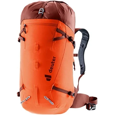 Abbildung von deuter Guide 28 SL Damen alpiner Kletterrucksack, Papaya redwood