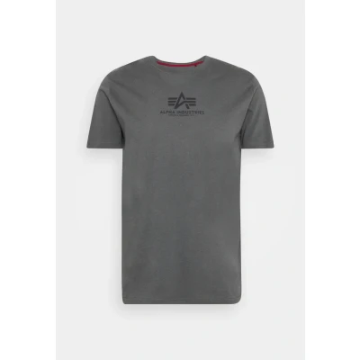Abbildung von ALPHA INDUSTRIES Herren Basic T Ml Shirt, Grau , XXL