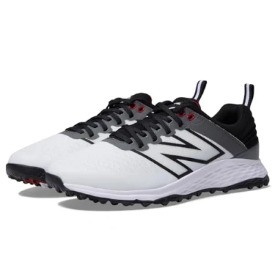 Abbildung von New Balance Herren Fresh Foam Contend V2 Golfschuh, weiß/Marineblau, 44.5 EU