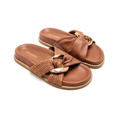Abbildung von Gioseppo Tisbury Pantolette flach, Damen, Größe: 39, Cognac Schuhe