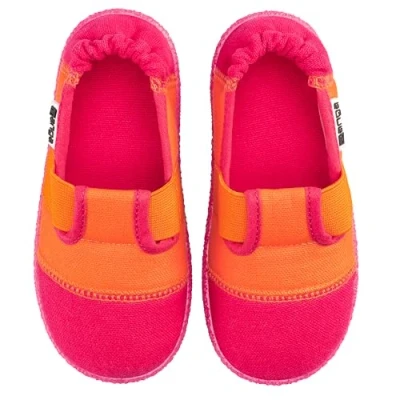 Abbildung von Nanga Klette 2.0 Unisex Hausschuh für Kinder, Größe: 24, Pink/orange Schuhe