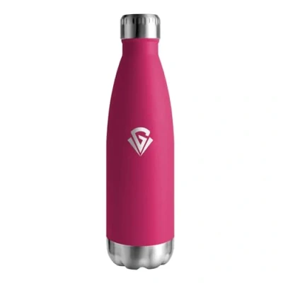 Abbildung von Thermosflasche 500ml, Wasserflasche Doppelwandig BPA Frei, Trinkflasche Edelstahl, Kohlensäure Geeignet, Isolierflasche Auslaufsicher für Schule, Fitness, Laufen, Sprudel, Gym, Reisen
