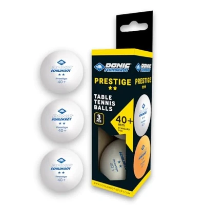 Abbildung von Schildkröt Unisex Adult 2 Stern Prestige Tischtennisball, 3er Box, weiß, One Size