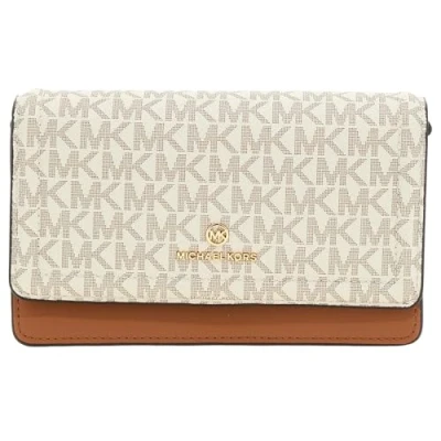 Abbildung von Michael Kors JET SET Charm Phone Crossbody Umhängetasche, Damen, Größe: One Size, Vanilla/acrn