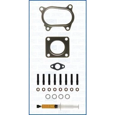 Abbildung von AJUSA JTC12235 Montagesatz, Lader with studs, syringe oil mit Dichtungen Montageanleitung ALFA ROMEO: MiTo