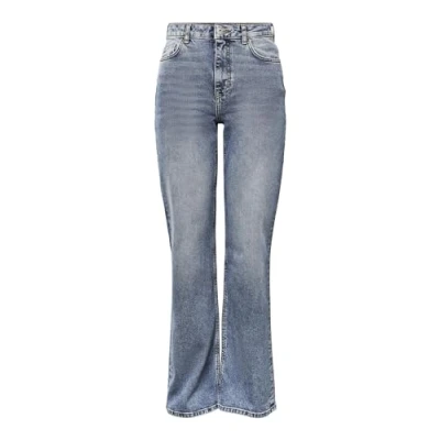 Abbildung von Pieces Pcholly Jeans Relaxed Fit, Damen, Größe: 28x30, Medium blue denim