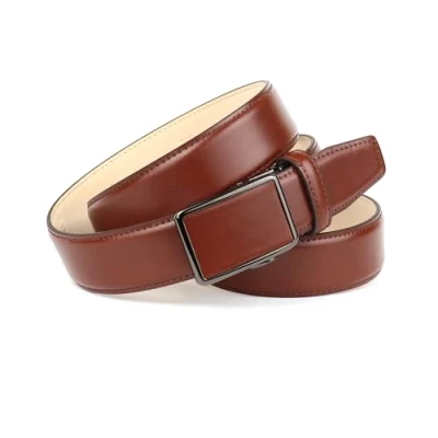 Abbildung von Anthoni Crown Herren Automatik Ledergürtel DARK37114 Gürtel, Cognac, 95