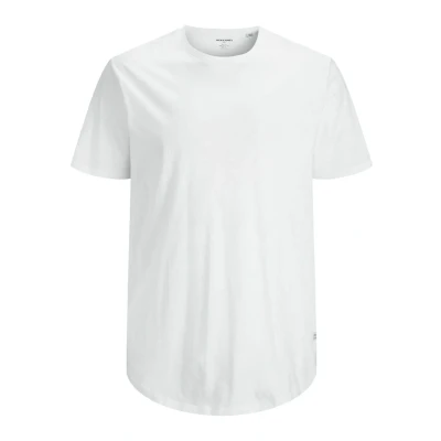 Abbildung von JACK &amp; JONES Herren Rundhals T Shirt JJENOA Regular Fit Plussize XXL 8XL, Größe:XXL, Farbe:White 12184933