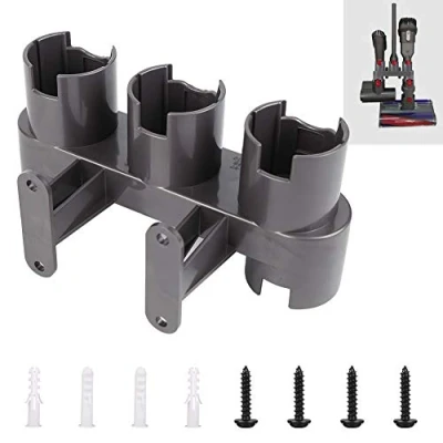 Abbildung von ABClife Zubehör Wandhalterung Halter, Zubehörhalter Organizer Dockingstation für Dyson V11 V10 V8 V7 Staubsauger (Grau, mit Teilepaket)