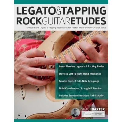 Abbildung von Legato &amp; Tapping Rock Guitar Etudes: Master Fluid Techniques for Faster, More Dynamic Solos (Learn Technique)