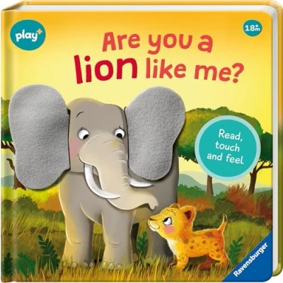 Abbildung von Ravensburger Play+ Are you a lion like me?, Baby book 18+ months: Read, touch and feel