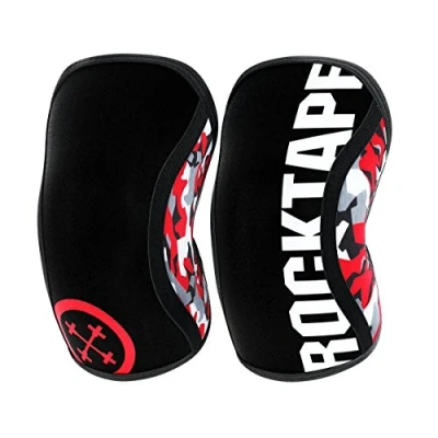 Abbildung von RockTape Unisex Adult 21027 Knieschoner, Red Camo, L
