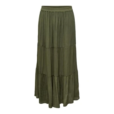 Abbildung von ONLY Onlmikka LIFE LONG Skirt Maxirock, Damen, Größe: Small, Grape leaf
