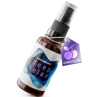 Abbildung von omega3zone Deep Relax Melatonin Einschlafspray Premium Spray als Einschlafhilfe Natürliches Schlafspray mit Vitamin B Komplex Sleep ohne Alkohol 1 x 30ml