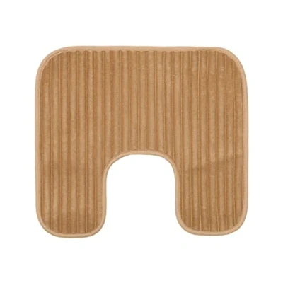 Abbildung von Gözze Rutschfester Weicher Badeteppich, 100% Polyester, 50 x 45 cm Sand