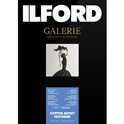 Abbildung von ILFORD GALERIE Cotton Artist Textured 310 gsm A4 210 mm x 297 25 Blatt