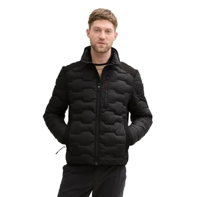 Abbildung von TOM TAILOR Hybrid Lightweight Steppweste, Black, XXXL