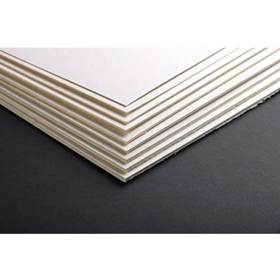 Abbildung von Clairefontaine 93980C Packung (mit 10 Bögen Pappe, 60 x 80 cm, 2mm, 1300 g, ideal für Modellbau, leicht und glatt, 100% recycelt) 10er Pack grau