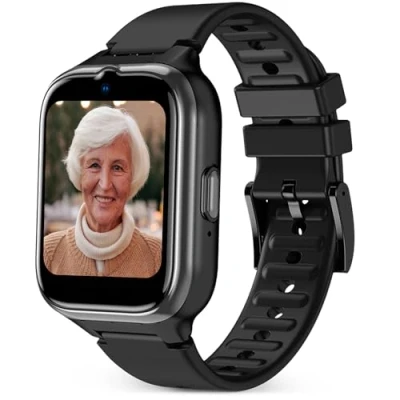 Abbildung von SPC Smartee 4G Senior Smartwatch für Senioren mit großen Buchstaben, SOS Taste, GPS und Sicherheitskreis, Anrufen/Videoanrufen, Herzfrequenz Verwaltung über die App Smart Clan
