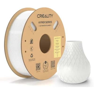 Abbildung von Creality Hyper PETG Filament 1.75 mm, Hochgeschwindigkeits 30600 mm/s 3D Drucker PETG, Maßgenauigkeit ± 0.03 Passend für die Meisten Drucker, 1 KG (2.2 lbs) Spule (Weiß)