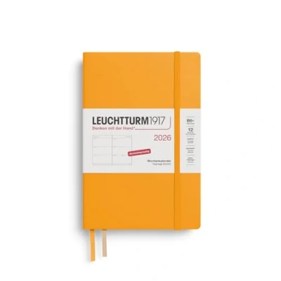 Abbildung von LEUCHTTURM1917 372536 Wochenkalender Paperback (B6+) 2026, 12 Monate, Rising Sun, Deutsch