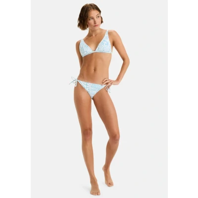 Abbildung von Roxy Bikinihose, Damen, Größe: Large, Blue white