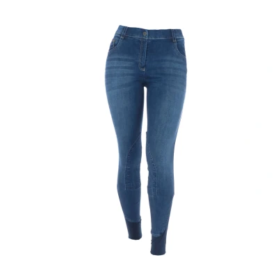 Abbildung von EQUITHÈME Texas Denim Blau/Beige 38