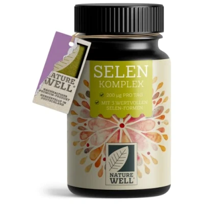 Abbildung von Selen hochdosiert 365x 200µg Tabletten Komplex aus 3 hochwertigen Selenium Quellen: Selenhefe, Selenmethionin &amp; Natriumselenit, ohne unerwünschte Zusatzstoffe, 100% vegan