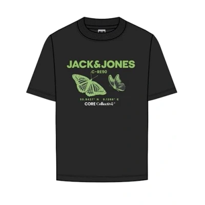 Abbildung von JACK&amp;JONES JUNIOR Jungen JCOTEXT Cotton Tee SS Crew Neck FST JNR T Shirt, Black, 140 cm