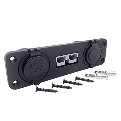 Abbildung von Offgridtec Einbaurahmen Anderson Stecker USB Steckdose Zigarettenanzünder