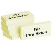Abbildung von BIZSTIX® Business Haftnotizen &quot;Für Ihre Akten&quot; (5 Stk.)
