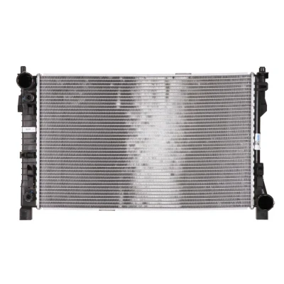 Abbildung von NRF EASY FIT 53878 Kühler, Motorkühlung Aluminium 650 405 34 mit Dichtring Kühlrippen gelötet MERCEDES BENZ: CLK Coupe, C Class Saloon
