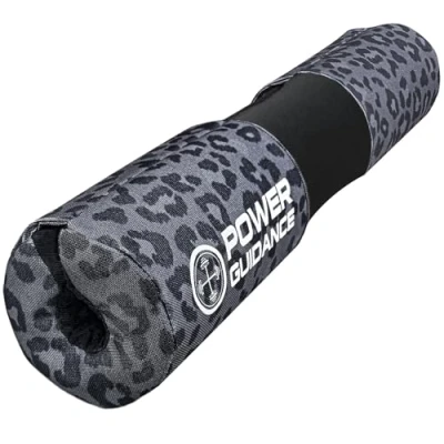 Abbildung von POWER GUIDANCE Langhantel Polster Kniebeugen Barbell Squat Pad Ideal für Squats Lunges Hip Thrusts Gewichtheben mehr Fit 50mm Olympic Bars Viele Farben sind verfügbar (Leopard print)