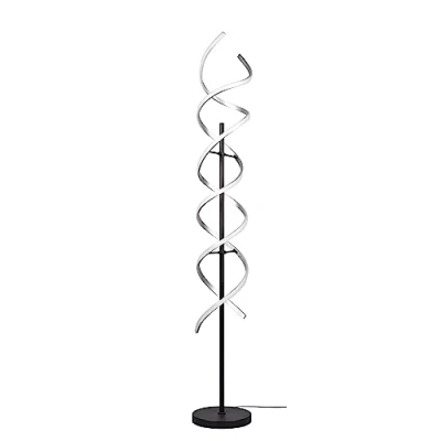 Abbildung von Trio Leuchten LED Stehleuchte Sequence 441810205, Aluminium Schwarz matt, inkl. 32 Watt LED, Switch Dimmer, Farbwechsel